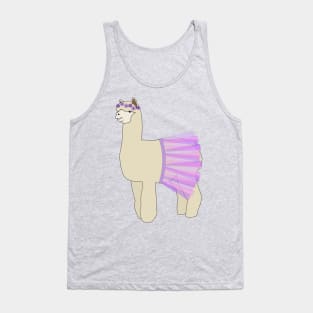 Ballerina Alpaca with Tutu Digital Art | illusima Tank Top